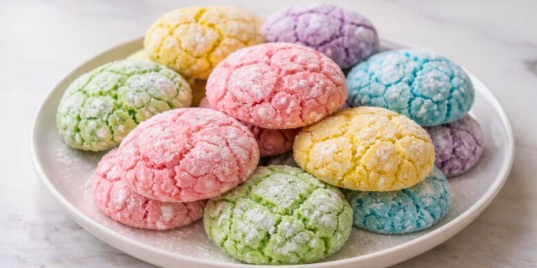 Springtime Crinkle Cookies Recipe