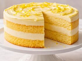 Tasty Lemon Cheesecake Cake Recipe