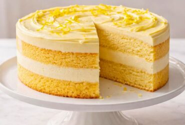Tasty Lemon Cheesecake Cake Recipe