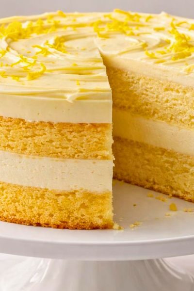 Tasty Lemon Cheesecake Cake Recipe