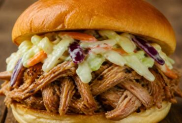 Bobby Flay Pulled Pork with Black Pepper Vinegar Recipe